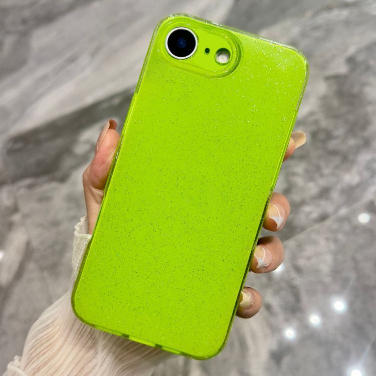 For iPhone 17e / 16e Jelly Glitter Solid Color TPU Phone Case