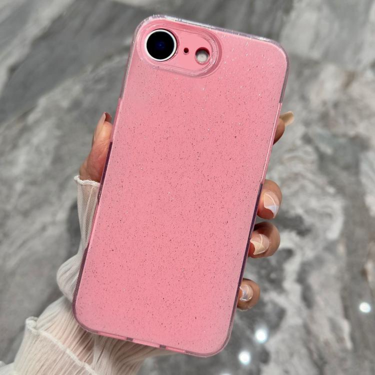 For iPhone 17e / 16e Jelly Glitter Solid Color TPU Phone Case