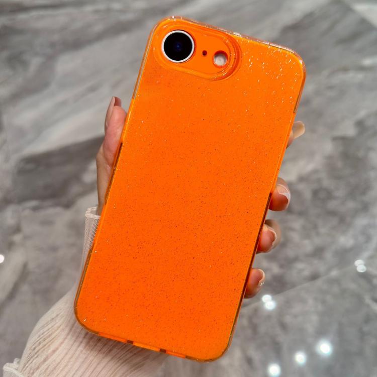 For iPhone 17e / 16e Jelly Glitter Solid Color TPU Phone Case