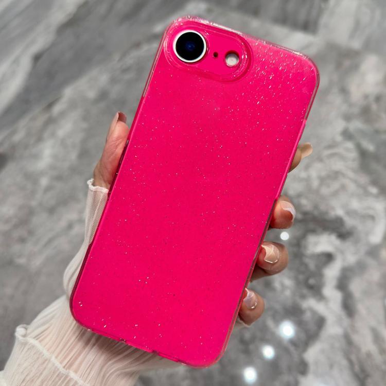 For iPhone 17e / 16e Jelly Glitter Solid Color TPU Phone Case