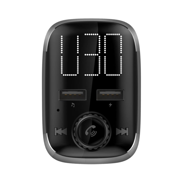 BT74 Car Bluetooth MP3 Music Player Digital Large Screen FM Transmitter Handsfree Call Dual USB Car MP3 Player