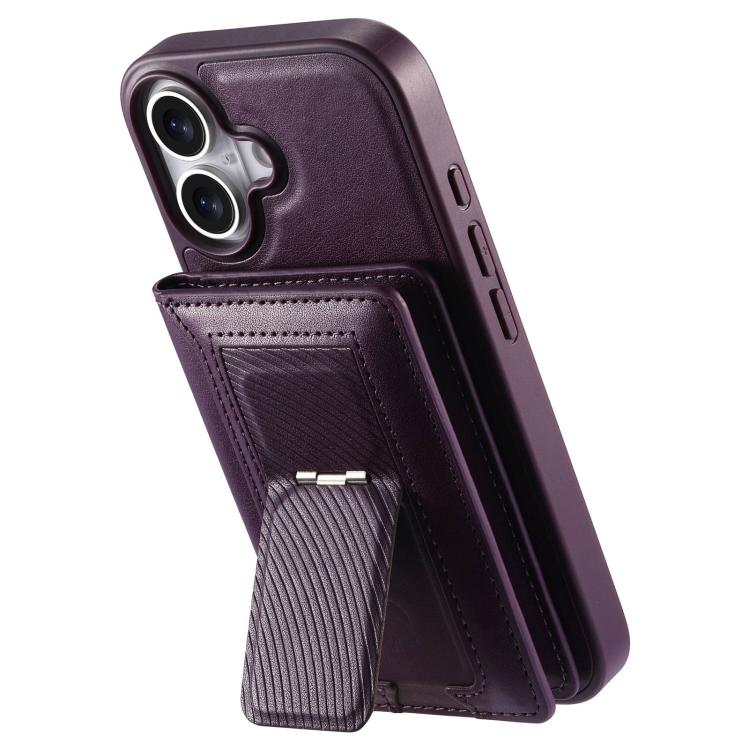 For iPhone 17 CaseNeo Retro Hinge Folding Wallet Magnetic Back Phone Case