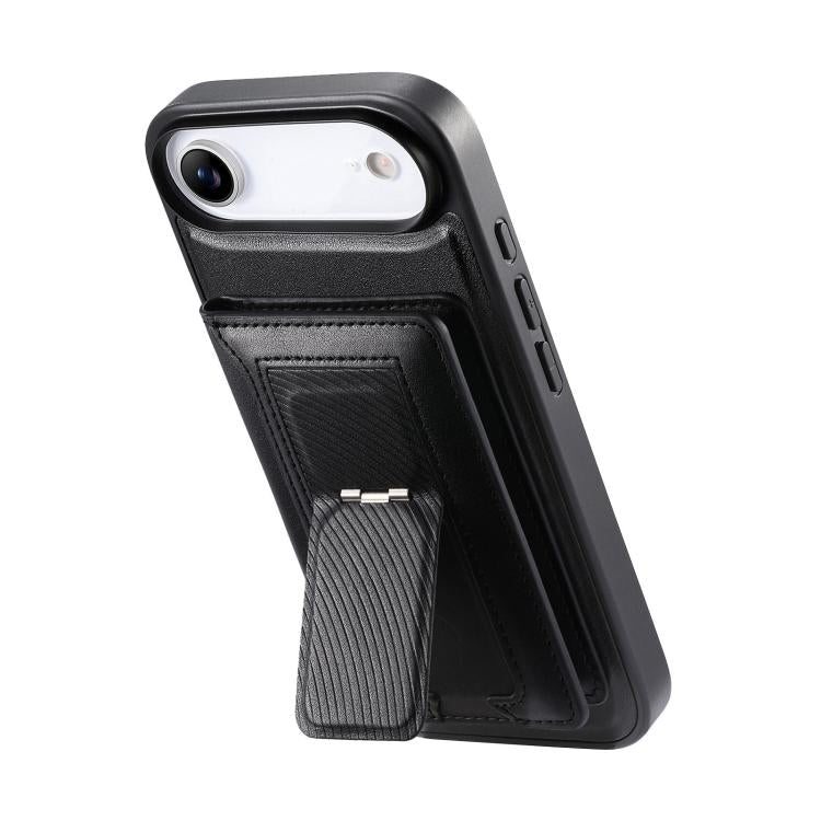 For iPhone Air CaseNeo Retro Hinge Folding Wallet Magnetic Back Phone Case