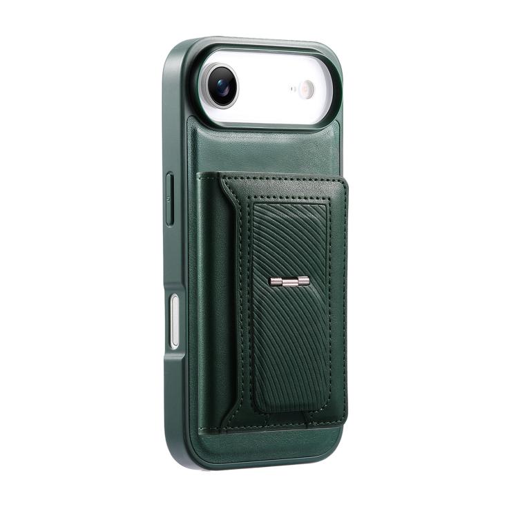 For iPhone Air CaseNeo Retro Hinge Folding Wallet Magnetic Back Phone Case