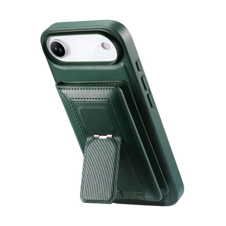For iPhone Air CaseNeo Retro Hinge Folding Wallet Magnetic Back Phone Case