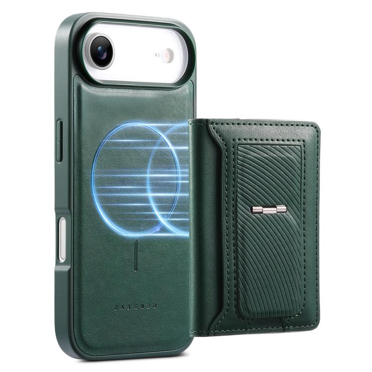For iPhone Air CaseNeo Retro Hinge Folding Wallet Magnetic Back Phone Case