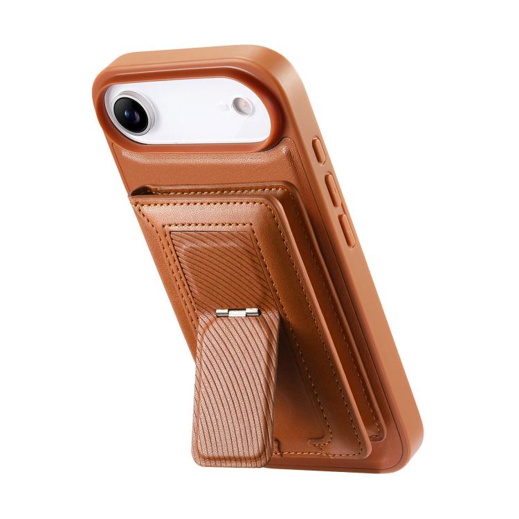 For iPhone Air CaseNeo Retro Hinge Folding Wallet Magnetic Back Phone Case