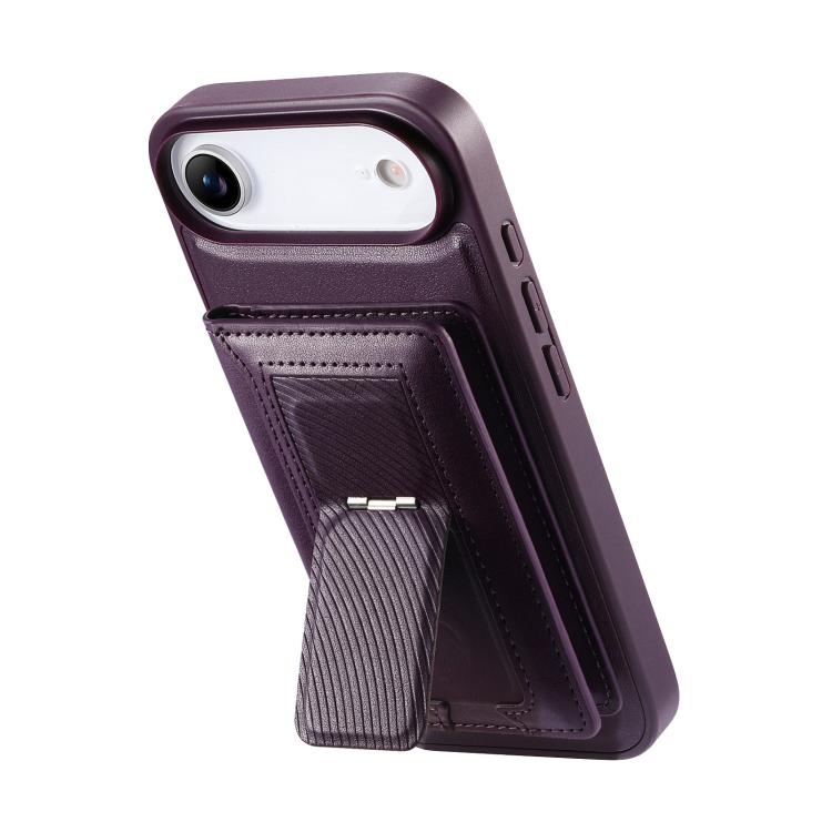 For iPhone Air CaseNeo Retro Hinge Folding Wallet Magnetic Back Phone Case