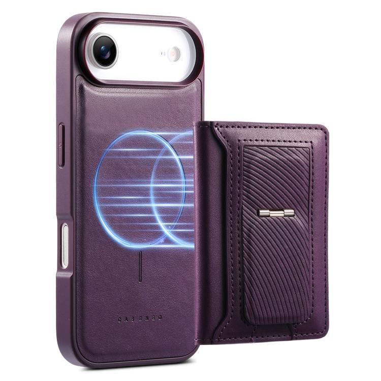 For iPhone Air CaseNeo Retro Hinge Folding Wallet Magnetic Back Phone Case