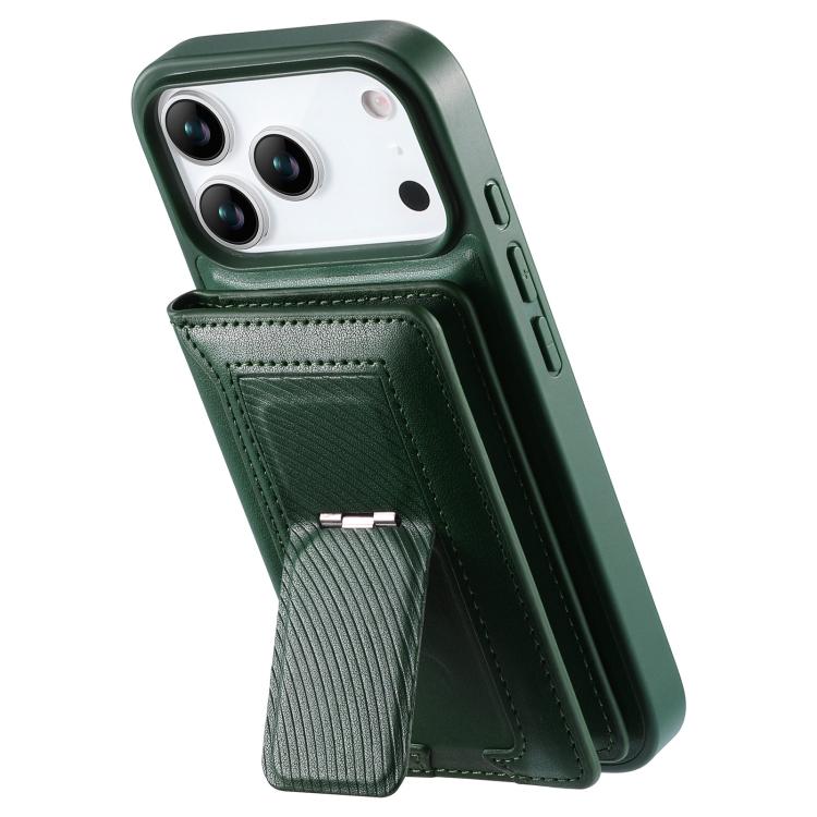 For iPhone 17 Pro CaseNeo Retro Hinge Folding Wallet Magnetic Back Phone Case