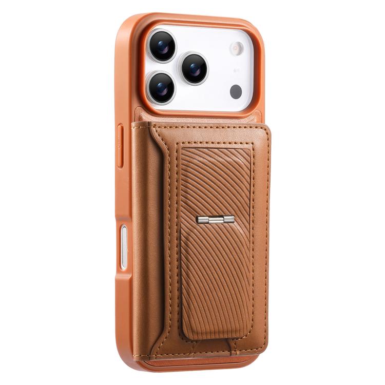 For iPhone 17 Pro CaseNeo Retro Hinge Folding Wallet Magnetic Back Phone Case