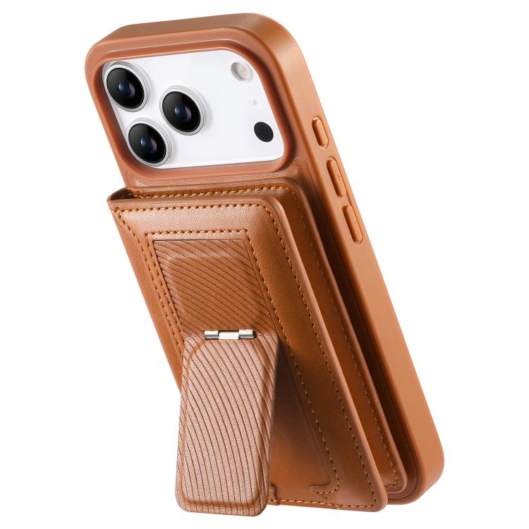 For iPhone 17 Pro CaseNeo Retro Hinge Folding Wallet Magnetic Back Phone Case