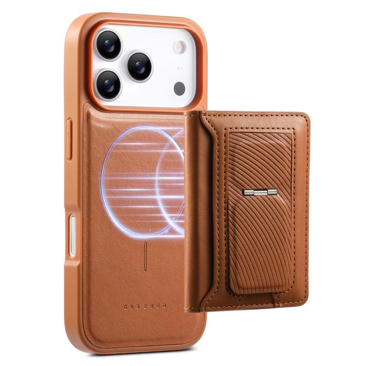 For iPhone 17 Pro CaseNeo Retro Hinge Folding Wallet Magnetic Back Phone Case