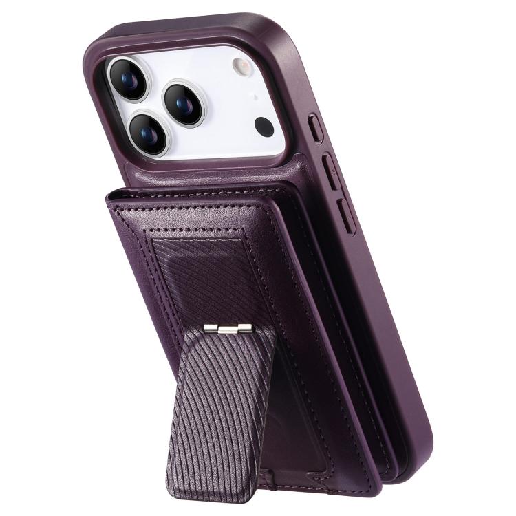 For iPhone 17 Pro CaseNeo Retro Hinge Folding Wallet Magnetic Back Phone Case