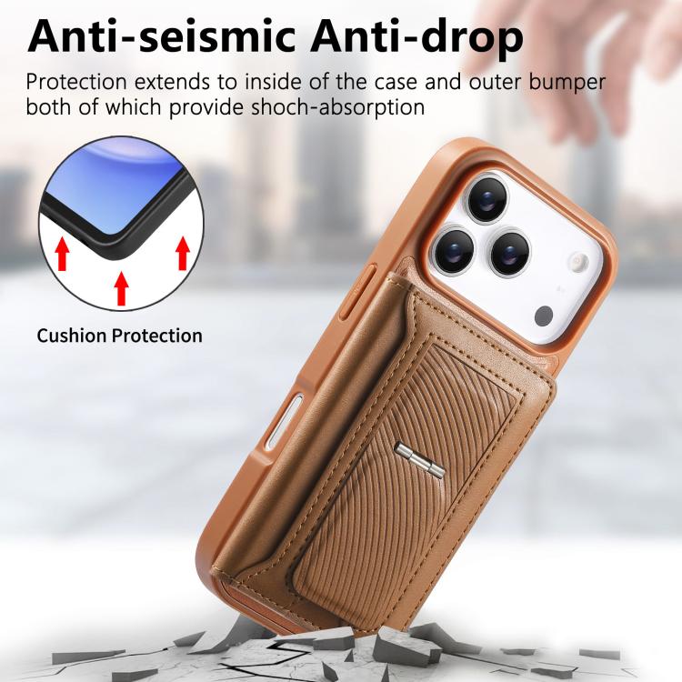 For iPhone 17 Pro Max CaseNeo Retro Hinge Folding Wallet Magnetic Back Phone Case