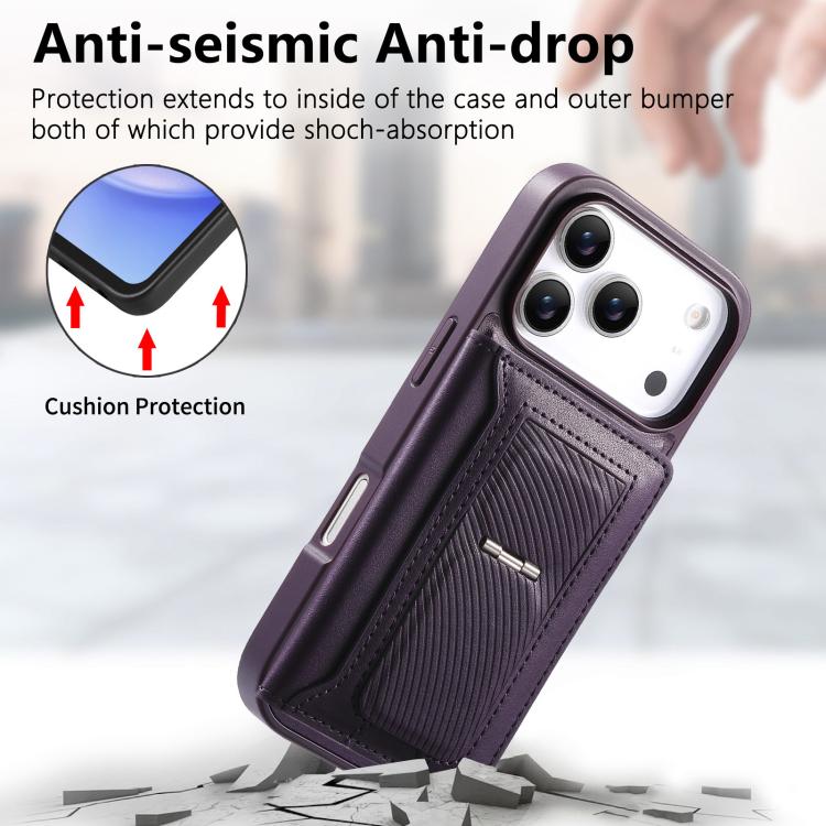 For iPhone 17 Pro Max CaseNeo Retro Hinge Folding Wallet Magnetic Back Phone Case
