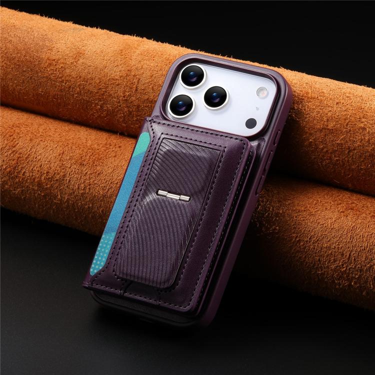 For iPhone 17 Pro Max CaseNeo Retro Hinge Folding Wallet Magnetic Back Phone Case