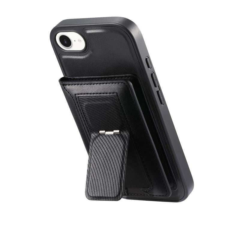 For iPhone 17e / 16e CaseNeo Retro Hinge Folding Wallet Magnetic Back Phone Case