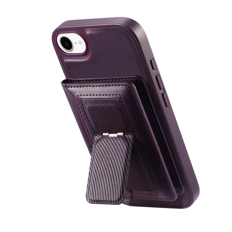 For iPhone 17e / 16e CaseNeo Retro Hinge Folding Wallet Magnetic Back Phone Case
