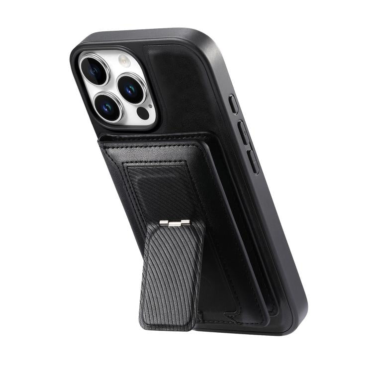 For iPhone 15 Pro Max CaseNeo Retro Hinge Folding Wallet Magnetic Back Phone Case