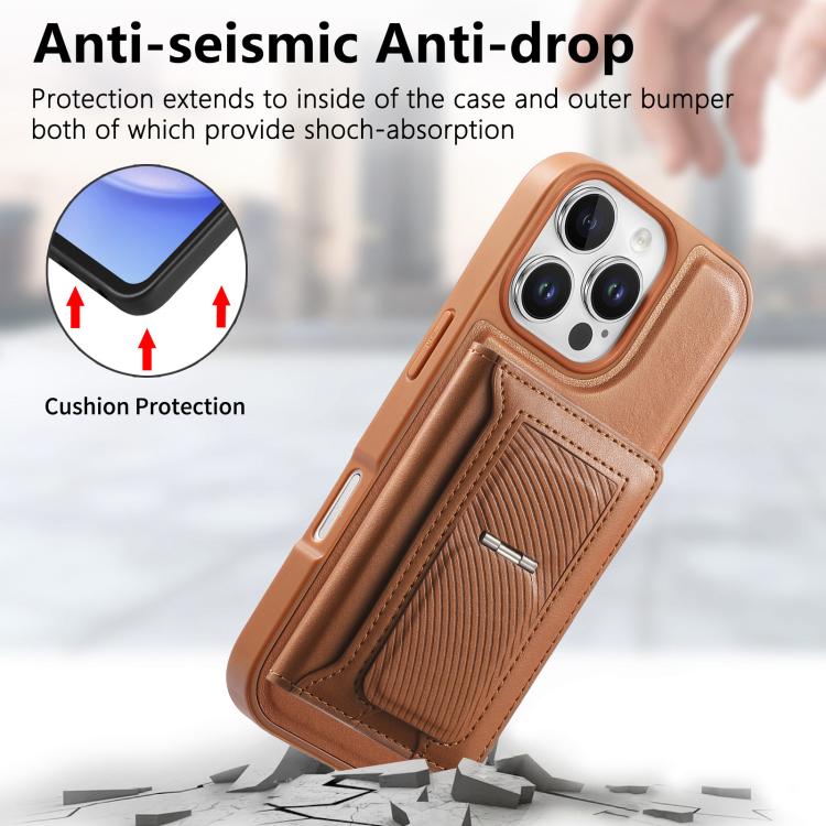 For iPhone 14 Pro Max CaseNeo Retro Hinge Folding Wallet Magnetic Back Phone Case