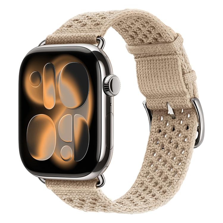 For Apple Watch 42mm / 41mm / 40mm / 38mm Openwork Knitted Weaving Watch Band