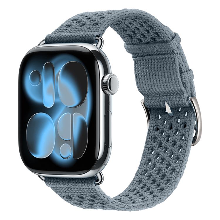 For Apple Watch 46mm / 49mm / 45mm / 44mm Openwork Knitted Weaving Watch Band