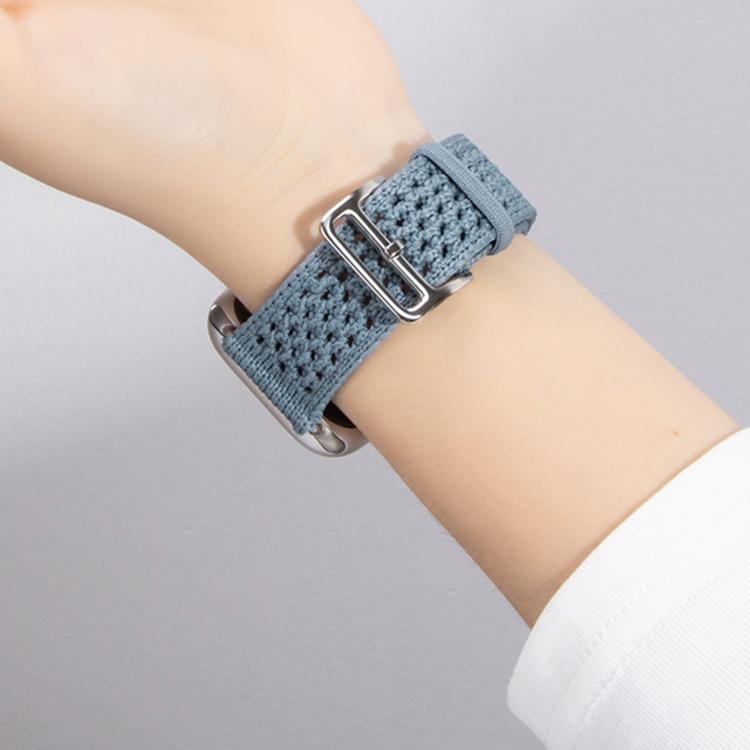 For Apple Watch 42mm / 41mm / 40mm / 38mm Openwork Knitted Weaving Watch Band