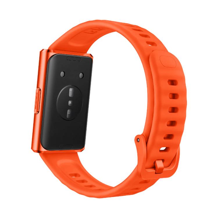 For Huawei Watch Band 11 / Band 11 Pro Quick Release Buckle Pure Color Fluororubber Watch Band