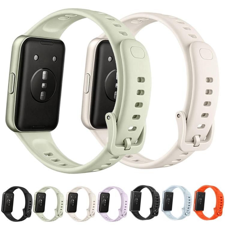 For Huawei Watch Band 11 / Band 11 Pro Quick Release Buckle Pure Color Fluororubber Watch Band