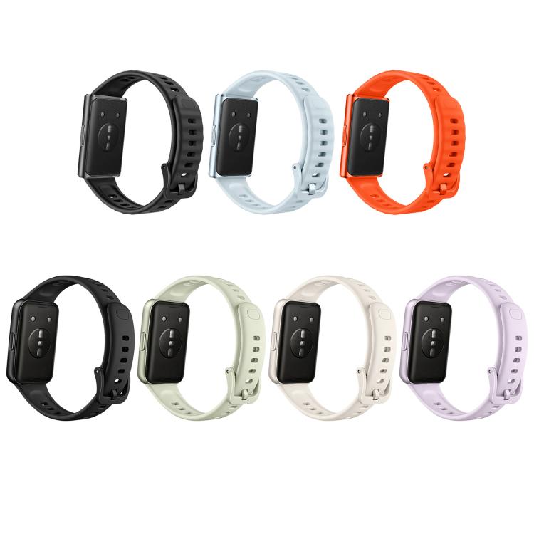 For Huawei Watch Band 11 / Band 11 Pro Quick Release Buckle Pure Color Fluororubber Watch Band