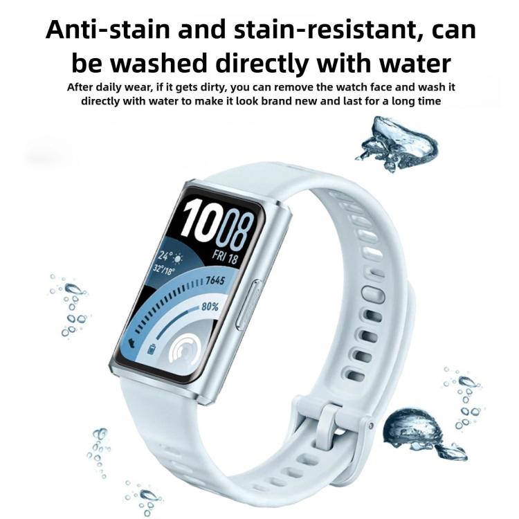 For Huawei Watch Band 11 / Band 11 Pro Quick Release Buckle Pure Color Fluororubber Watch Band