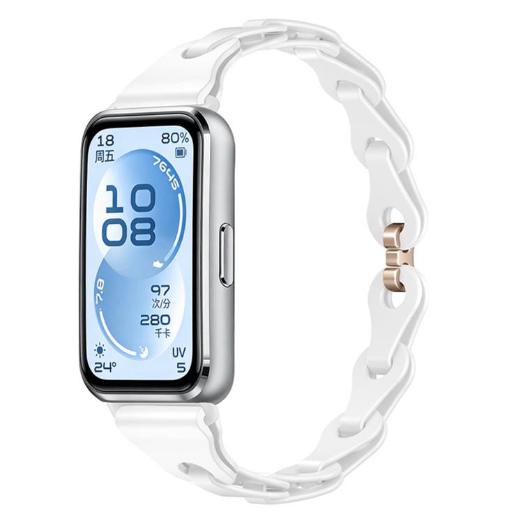 For Huawei Watch Band 11 / Band 11 Pro Fashionable Hollowed Bracelet Silicone Watch Band