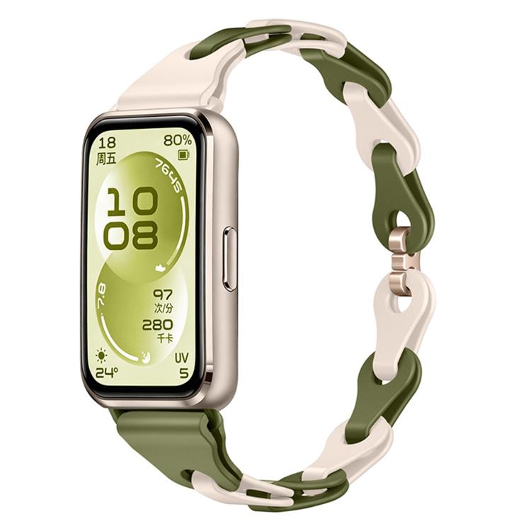 For Huawei Watch Band 11 / Band 11 Pro Fashionable Hollowed Bracelet Silicone Watch Band