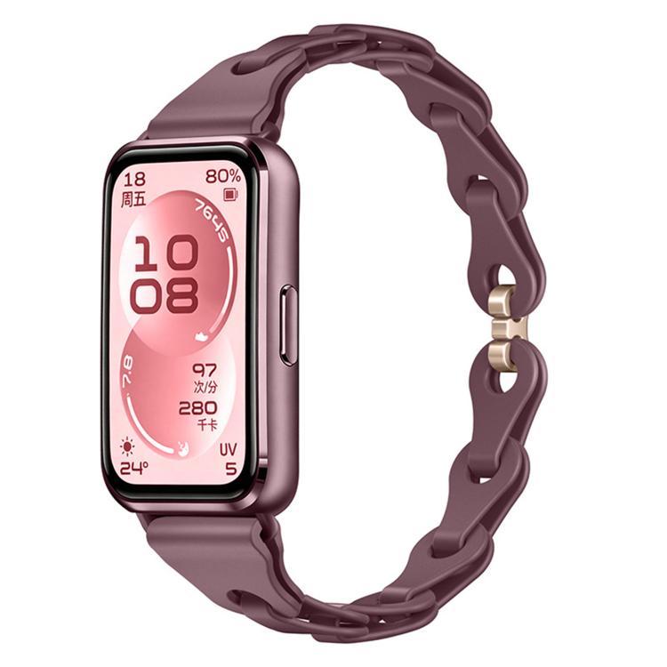 For Huawei Watch Band 11 / Band 11 Pro Fashionable Hollowed Bracelet Silicone Watch Band