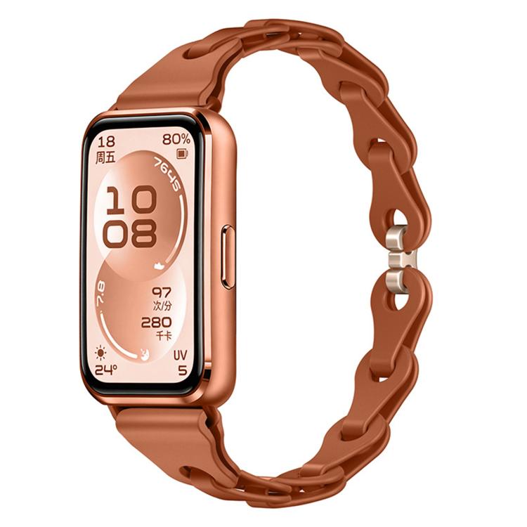 For Huawei Watch Band 11 / Band 11 Pro Fashionable Hollowed Bracelet Silicone Watch Band
