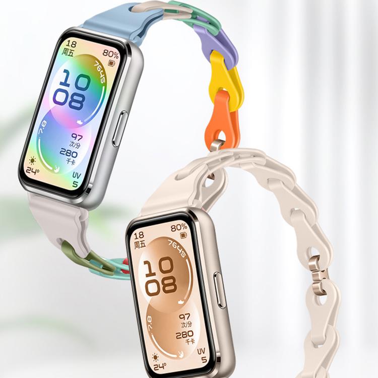 For Huawei Watch Band 11 / Band 11 Pro Fashionable Hollowed Bracelet Silicone Watch Band