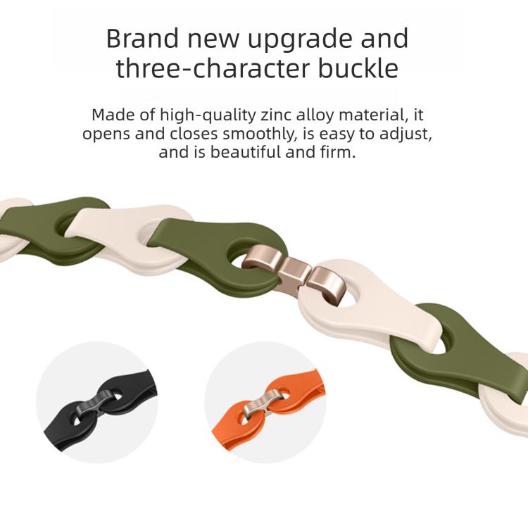 For Huawei Watch Band 11 / Band 11 Pro Fashionable Hollowed Bracelet Silicone Watch Band
