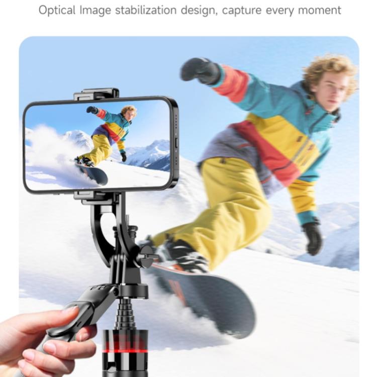 F06 Travel 1300mm Extendable Automatic Tripod One-Touch Deploy Selfie Stick Holder