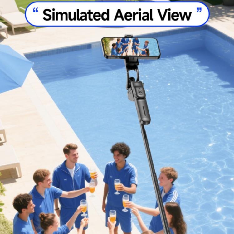 F06 Travel 1300mm Extendable Automatic Tripod One-Touch Deploy Selfie Stick Holder