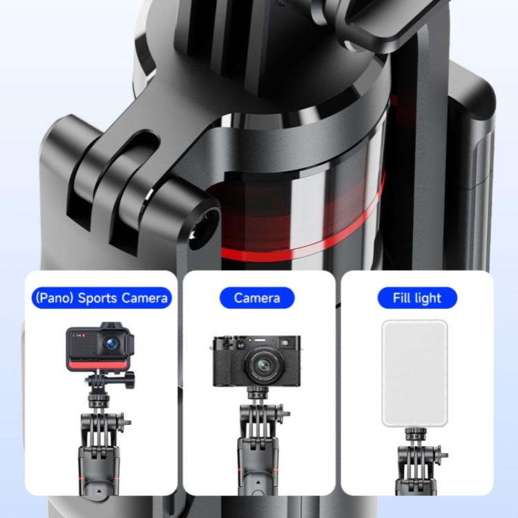 F06 Travel 1300mm Extendable Automatic Tripod One-Touch Deploy Selfie Stick Holder