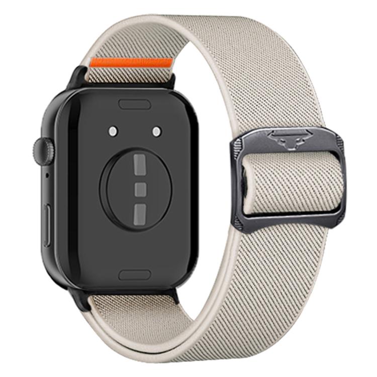 For Huawei Watch Fit 5 / Fit 5 Pro / Fit 4 Bull Bead Buckle Elastic Nylon Watch Band