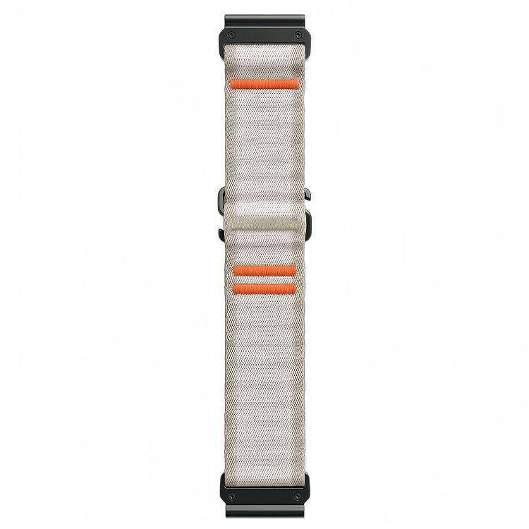 For Gamin 22mm Ocean Wave Texture Nylon Watch Band