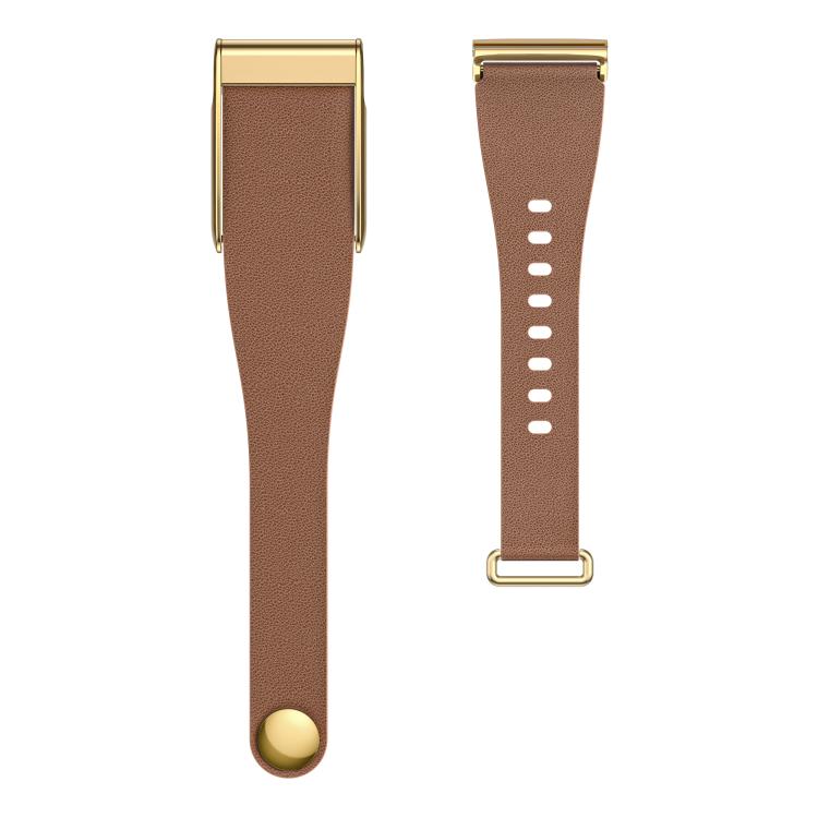 For WHOOP 5.0 Electrocardiogram Slim Nail Buckle Vegan Leather Watch Band