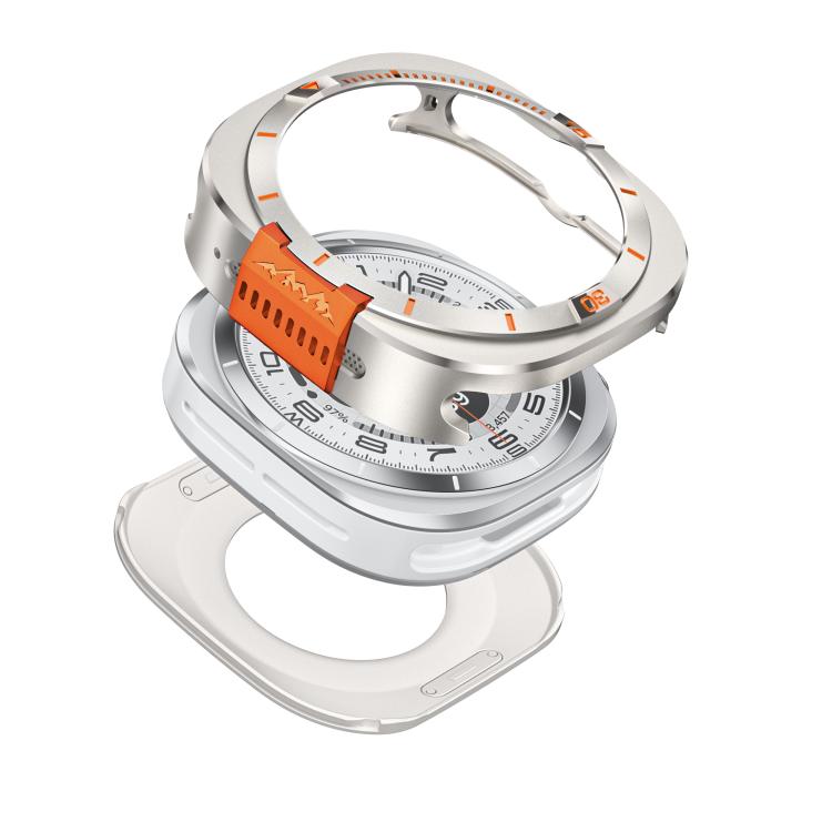 For Samsung Galaxy Watch Ultra 47mm / Ultra 2025 Alpine Style PC Integrated Metal Watch Protective Case
