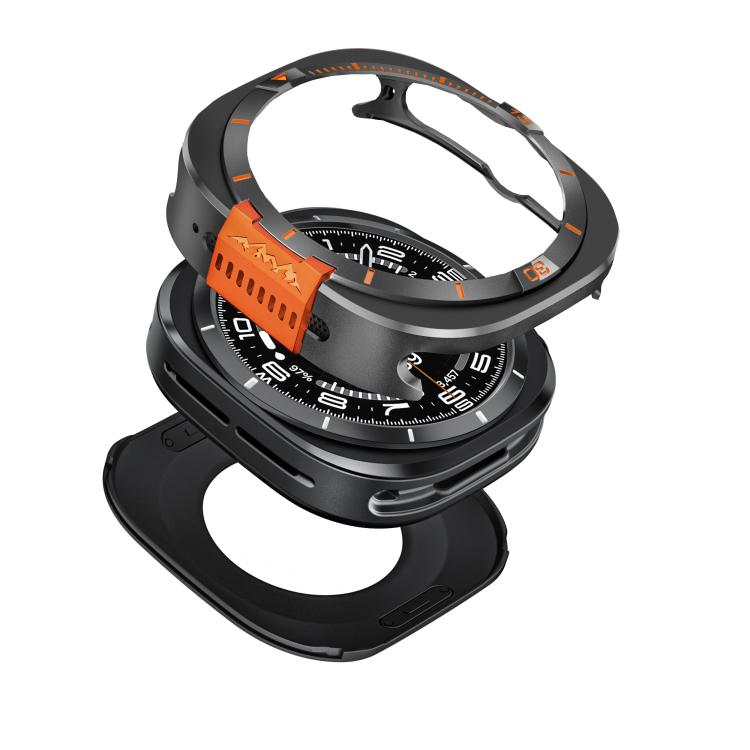 For Samsung Galaxy Watch Ultra 47mm / Ultra 2025 Alpine Style PC Integrated Metal Watch Protective Case