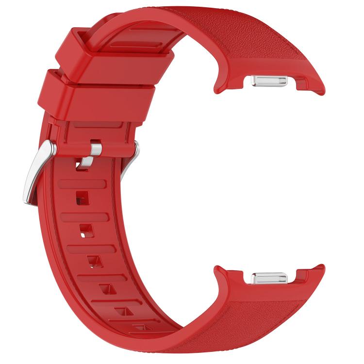 For Samsung Galaxy Watch8 / Watch8 Classic Silicone Integrated Vegan Leather Watch Band