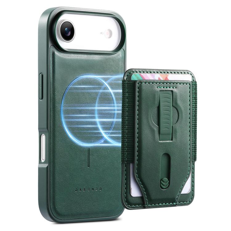 For iPhone Air CaseNeo Retro Wristband Elastic Card Bag Magnetic Back Phone Case