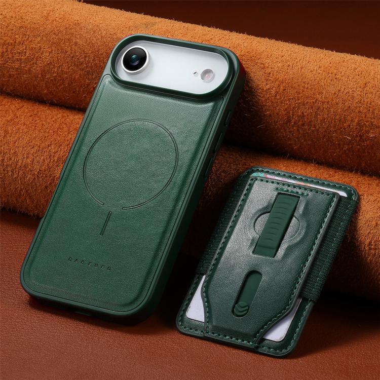 For iPhone Air CaseNeo Retro Wristband Elastic Card Bag Magnetic Back Phone Case