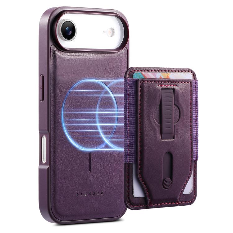 For iPhone Air CaseNeo Retro Wristband Elastic Card Bag Magnetic Back Phone Case